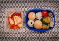 保田圭『焼き鮭&ブロッコリーとエビの中華風炒め』