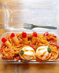 みきママ『怖いパスタ弁当です！！』