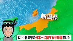 新潟は数々の日本一の記録を保有している県！ 離婚率が全国で一番低く幸福な県というデータも？
