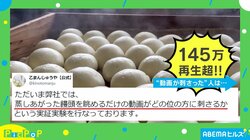 「この湯気たまらん」蒸し上がったまんじゅうを眺めるだけなのに…「幸せな気持ちになる動画」釘付けになる人続出