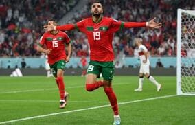 モロッコ代表FWがジャンプ力でC・ロナウド超え！？ポルトガル戦でゴールより高く跳ぶ2.78mのヘディング弾