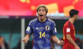 【W杯】伊東純也が「チームのために走って」攻守に貢献！ スぺイン撃破で「次に進めるのは本当にうれしい」