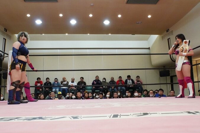 「いいんですか？　ベルトもらっちゃいますよ」天満のどか、王者・山下の逆指名で2.23シングル王座戦 2枚目