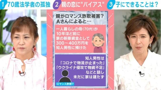 親がロマンス詐欺被害？Aさんによると…