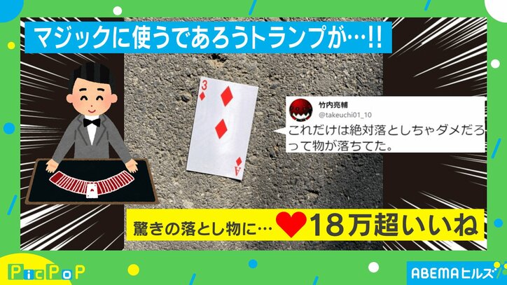 「絶対落としちゃダメだろ」道端で発見した“落とし物”に思わずツッコミ 「1番まずいやつ」「種も仕掛けもなくなったw」の声