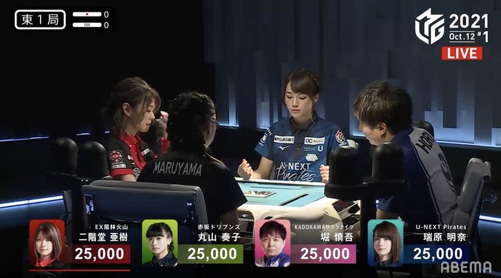 堀慎吾、美女3人に囲まれる“完全アウェー”にド緊張「堀さんも美女です!」と迷実況も/麻雀・Mリーグ