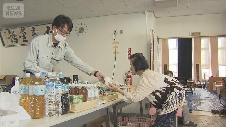 限られた食料　続く断水の中で…急きょ公民館が“福祉避難所”に　手探りの運用続く
