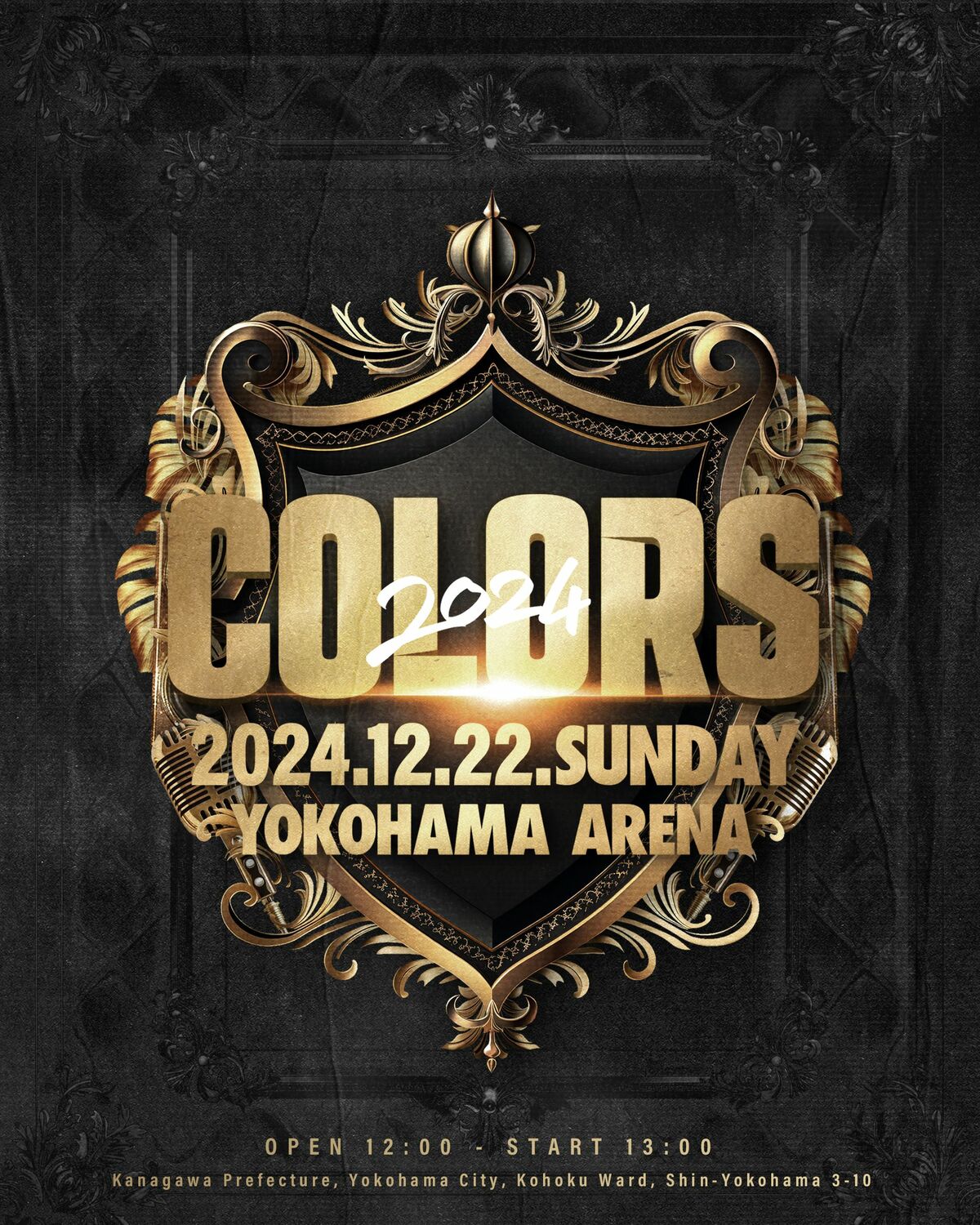 ヒップホップ・イベント「COLORS 2024」、12月22日（日）横浜