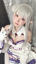 これぞEMT！コスプレイヤー・赤木クロ、「リゼロ」エミリアの美麗コスに「う、美しい…」と感嘆の声