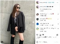 板野友美のミニスカ＆ブーツ美脚ショットにファン歓喜「カッコいいです」「わかってらっしゃる」