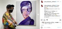 「たくさんの刺激と感動を」片寄涼太、“大ファン”のアーティスト作品を堪能 2ショットも披露