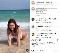 藤田ニコル、波打ち際での水着撮影 「一瞬で表情変わるの凄すぎ!!」「リアルマーメイドだ」と反響