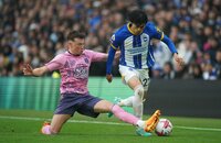 三笘薫・ブライトンが19位相手にまさかのホームで5失点敗戦…　後半猛反撃もイングランド代表GKピックフォードに阻まれ来季の欧州カップ戦出場へ黄色