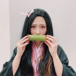 西野未姫が「鬼滅の刃」禰豆子に変身！貴重なコスプレ姿が「かわいいい！」「噛まれたい」と大好評