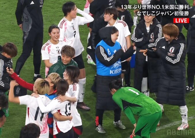 「可愛すぎるw」長野風花＆守屋都弥、“陽キャすぎるダンス対決”が話題沸騰！「ノリノリやん」「ずっと見てられる」なでしこジャパン歴史的快挙後が「最高の雰囲気」 2枚目