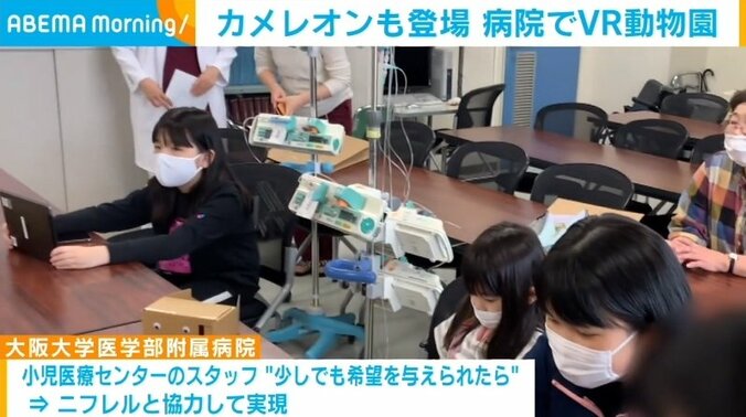 「少しでも希望を与えられたら」闘病で外出できない子どもたちにVR動物園体験 2枚目