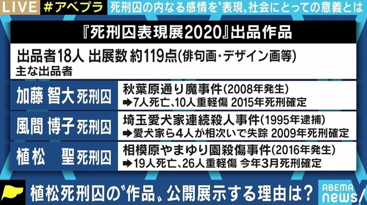 「死刑囚になる人たちの根っこの問題は何なのか、社会的な文脈の中に還元したい」 “死刑囚の表現”を展示する意義とは