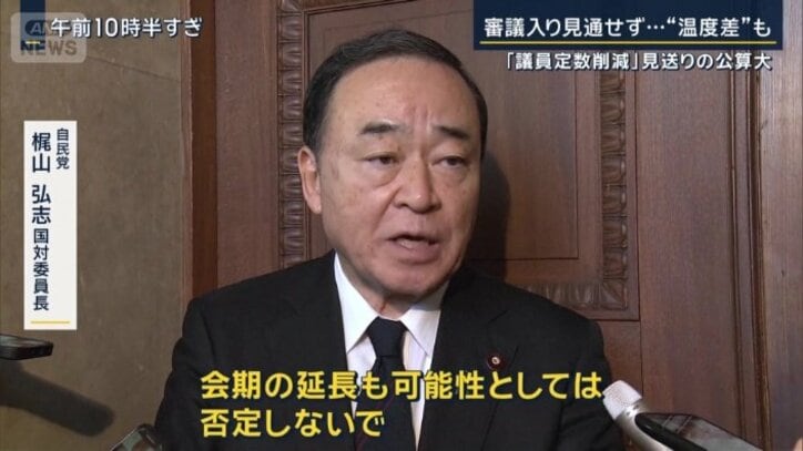 自民党　梶山弘志国対委員長