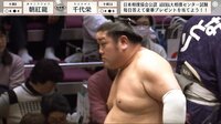 【映像】「まるでオセロできそう」な力士の背中