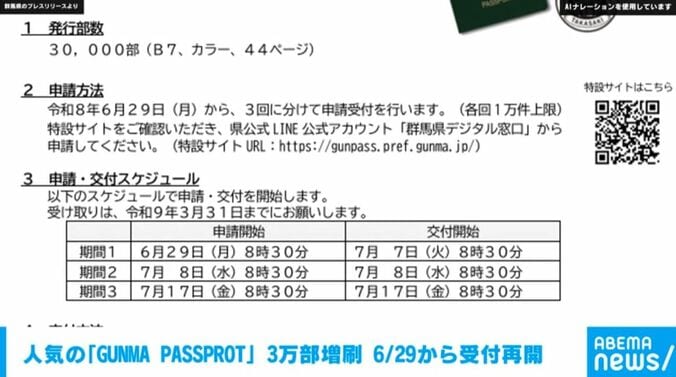 群馬県のプレスリリースより
