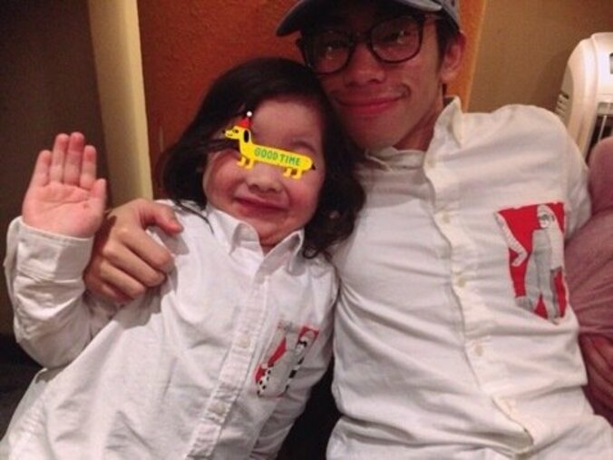 織田信成、家族お揃いの妻手作り服を公開「さすが我が妻」 1枚目