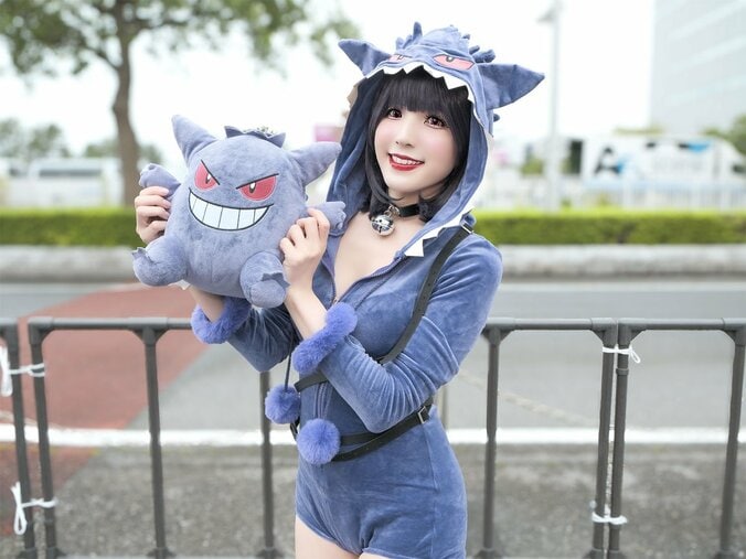 【写真・画像】『ポケットモンスター』ゲンガーコスプレ　1枚目
