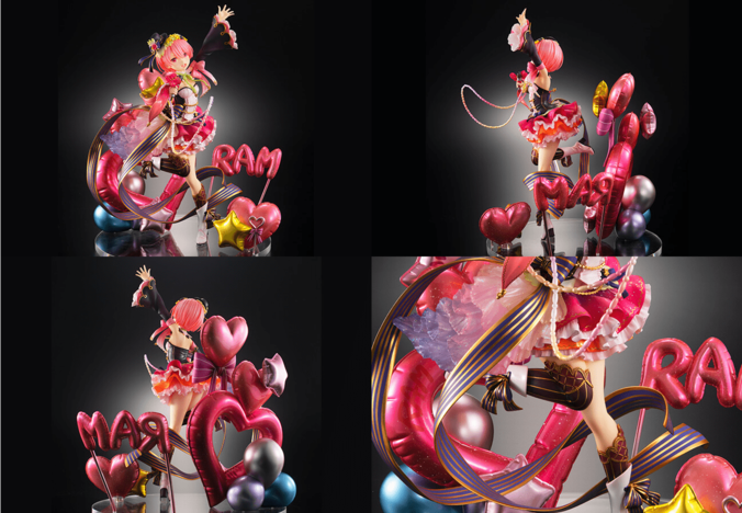 アニメ『リゼロ』スケールフィギュア「エミリア・ラム・レム -アイドルVer-」発売決定！ 3体セット購入で台座プレゼント 6枚目