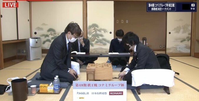 羽生善治九段VS佐藤天彦九段 戦型は両者得意の「横歩取り」に／将棋・棋王戦挑決T 1枚目