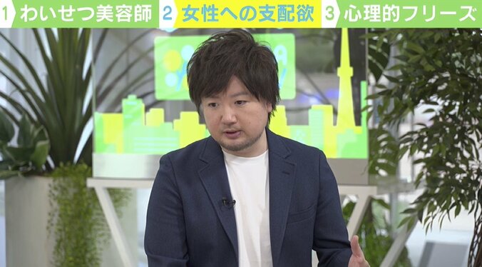 強制わいせつ容疑で美容師逮捕 性犯罪の原因に臨床心理士「支配欲に基づく発想が加害者にある」 3枚目