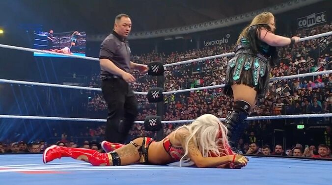 悶絶するゼリーナ