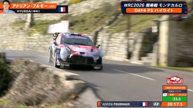 【写真・画像】まさに「断崖絶壁」 世界一のラリー車が“崖っぷち”を爆走する信じ難い光景に「日本にはない景色」「こっわ！」中継騒然　1枚目