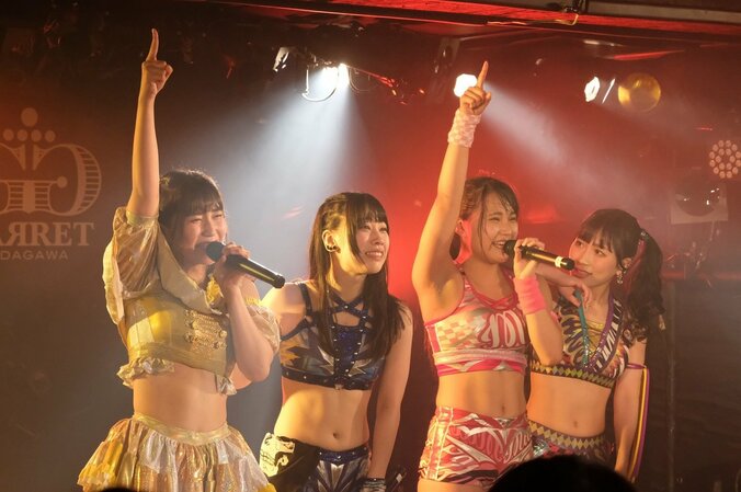 「ぴぴぴぴ ぴなの」！？　アプガ（プロレス）、新リングネーム発表で場内騒然 1枚目