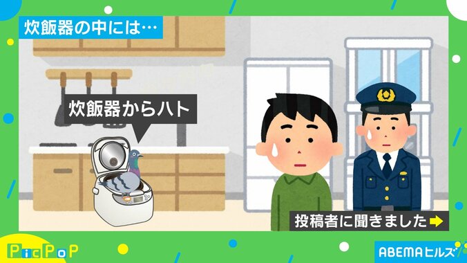 家に帰ると物音が…警察官と“音の正体”を確認した結果 投稿主「目を合わせて笑った」 2枚目