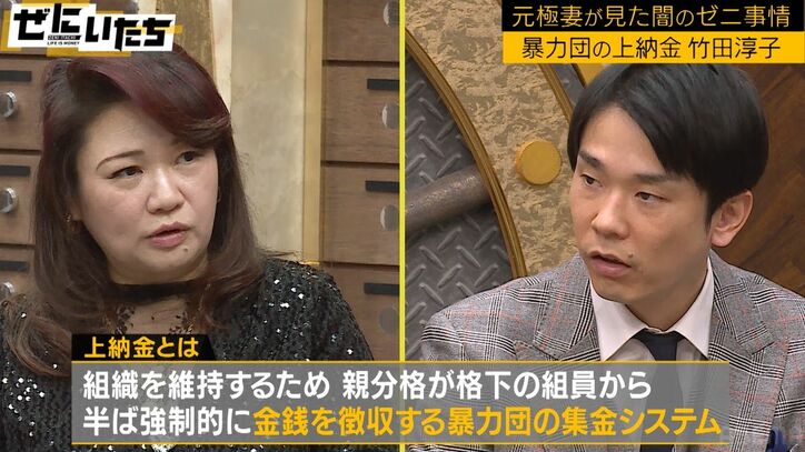 元極妻が明かす極道の上納金システム、その金額にかまいたち衝撃、恐ろしいペナルティも