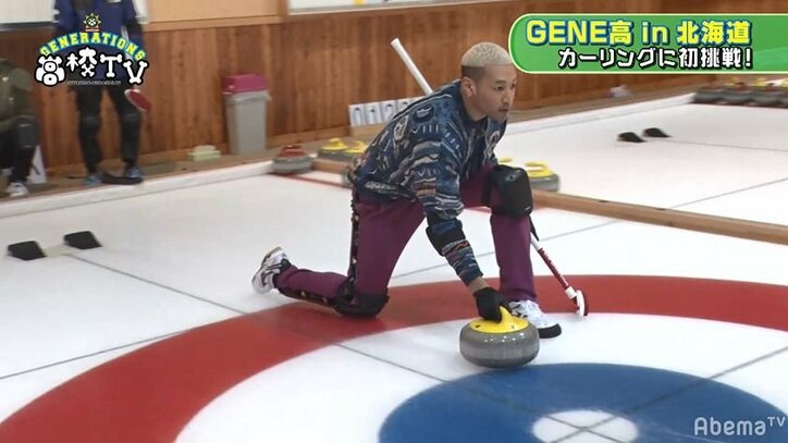 白濱亜嵐、カー娘を意識！？　初挑戦のカーリングで「そだねー」を連発