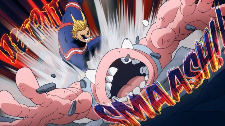 アニメ「ヴィジランテ」オールマイト場面カット001