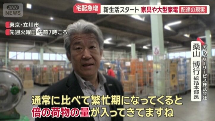 デリバリーサービス株式会社　桑山博行統括本部長