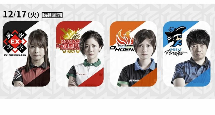 “麻雀ロボ”小林剛、女性3選手の海賊包囲網突破できるか／麻雀・Mリーグ