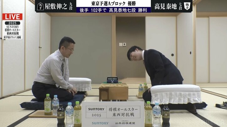 【写真・画像】高見泰地七段が初の代表権獲得！強豪揃いの東京予選Aブロックを制する／将棋オールスター予選　2枚目