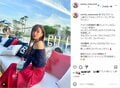 松本まりか、プールサイドで肩出しドレスショットを披露「素敵すぎて言葉が出ない」「めっちゃ綺麗」と絶賛の声