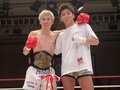 レオナ・ぺタス、加藤虎於奈が兄弟でKO競演 兄は武尊戦、弟は木村ミノル戦を大アピール