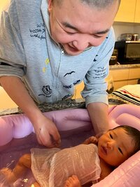 内山信二『初沐浴‼️』