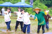 速報1位獲得から一夜、日本中の注目を集めるNGT48荻野由佳が田植え体験