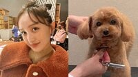 ももクロ・百田夏菜子 愛犬ピーチと「インターペットアワード」受賞