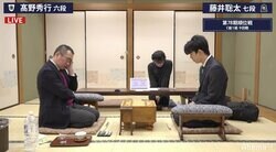 藤井聡太七段、勝てばB級2組昇級の一局　高野秀行六段と対局開始／将棋・順位戦C級1組