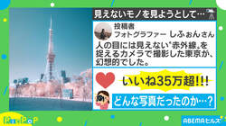“赤外線写真”で撮った東京タワーに反響続々「桜の木かと思った」 投稿主を取材