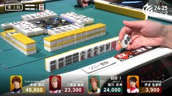 人気女流雀士、緊迫の場面で突如見せた真ん中に集中“ぐにゃ顔”「ぶちゅ～」「瑠美ちん可愛い」ファン沸騰／麻雀・Mリーグ