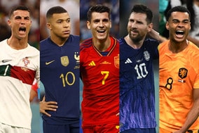 【W杯】いよいよ決勝トーナメント突入へ…得点王の行方は？　トップを走るムバッペら5人、追いかけるメッシやロナウドの爆発はあるか