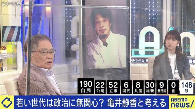 亀井静香氏「戸籍がバラバラになるから、そのくらい国に協力してほしい。それが常識なんだよ」ひろゆきや安倍元総理の親戚と選択的夫婦別姓などをめぐり激論 1枚目