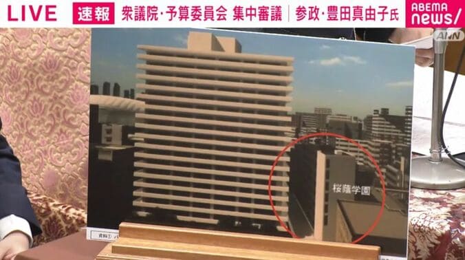 豊田議員が示したパネル